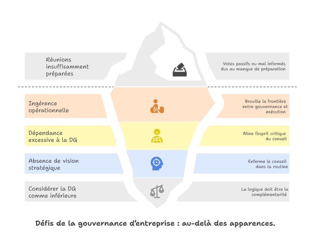 5 principaux pièges à éviter pour assurer une gouvernance d'entreprise saine et un conseil d'administration efficace